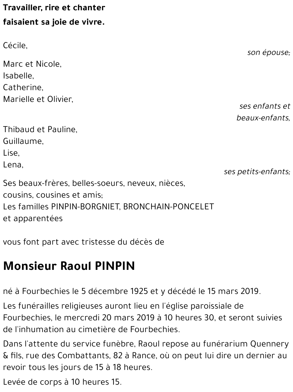 Raoul PINPIN