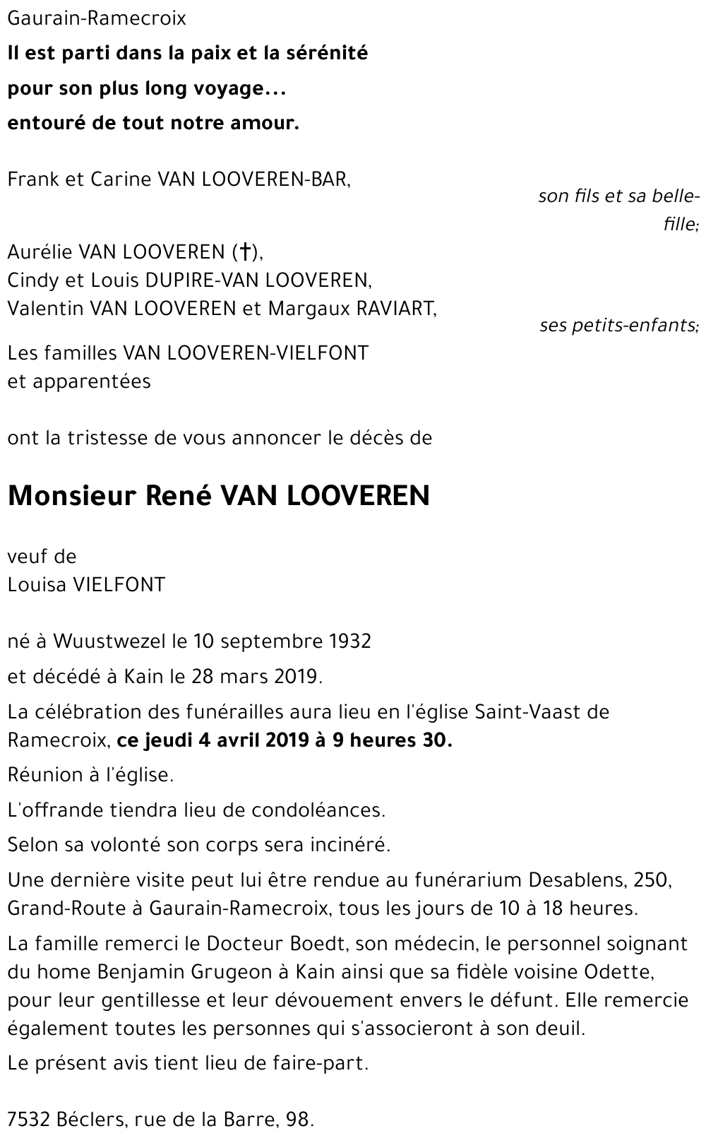 René VAN LOOVEREN