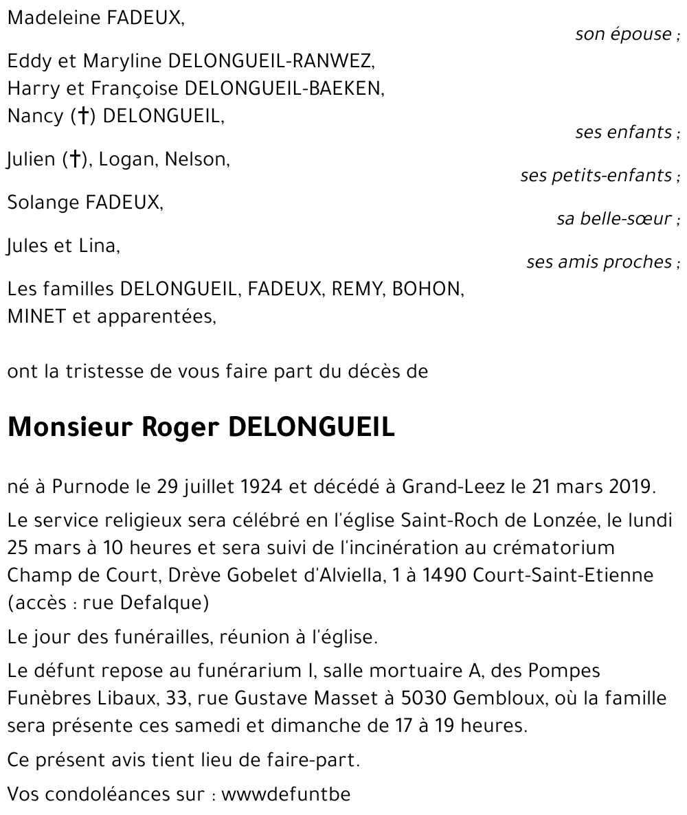 Roger DELONGUEIL
