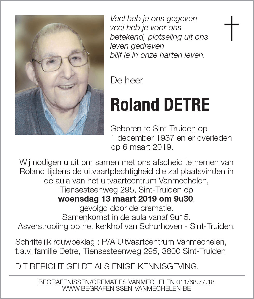 Roland DETRE