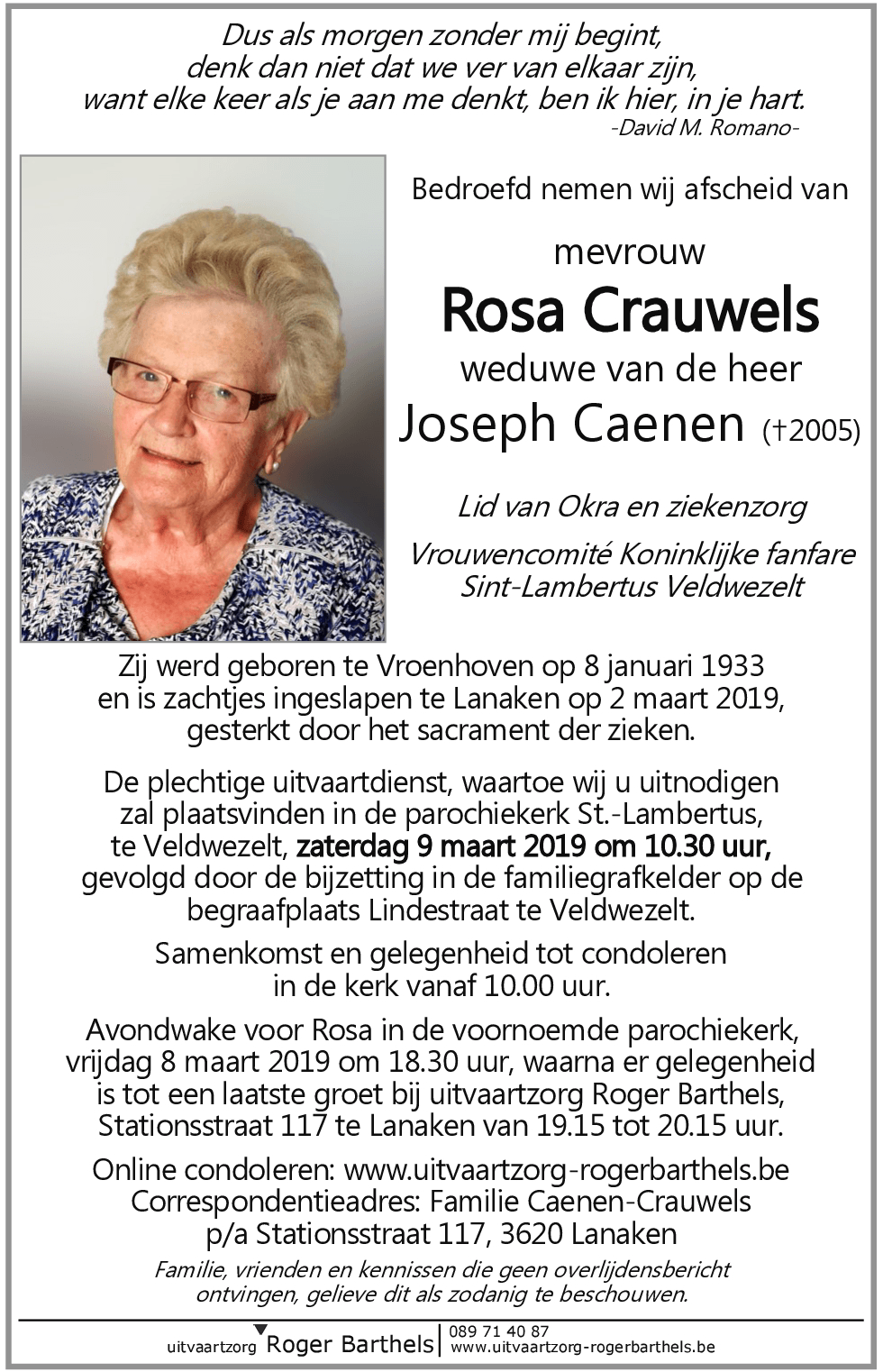 Rosa Crauwels