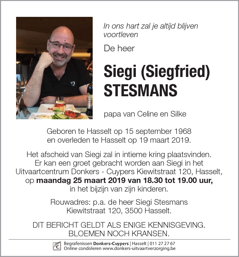 Siegi (Siegfried) Stesmans