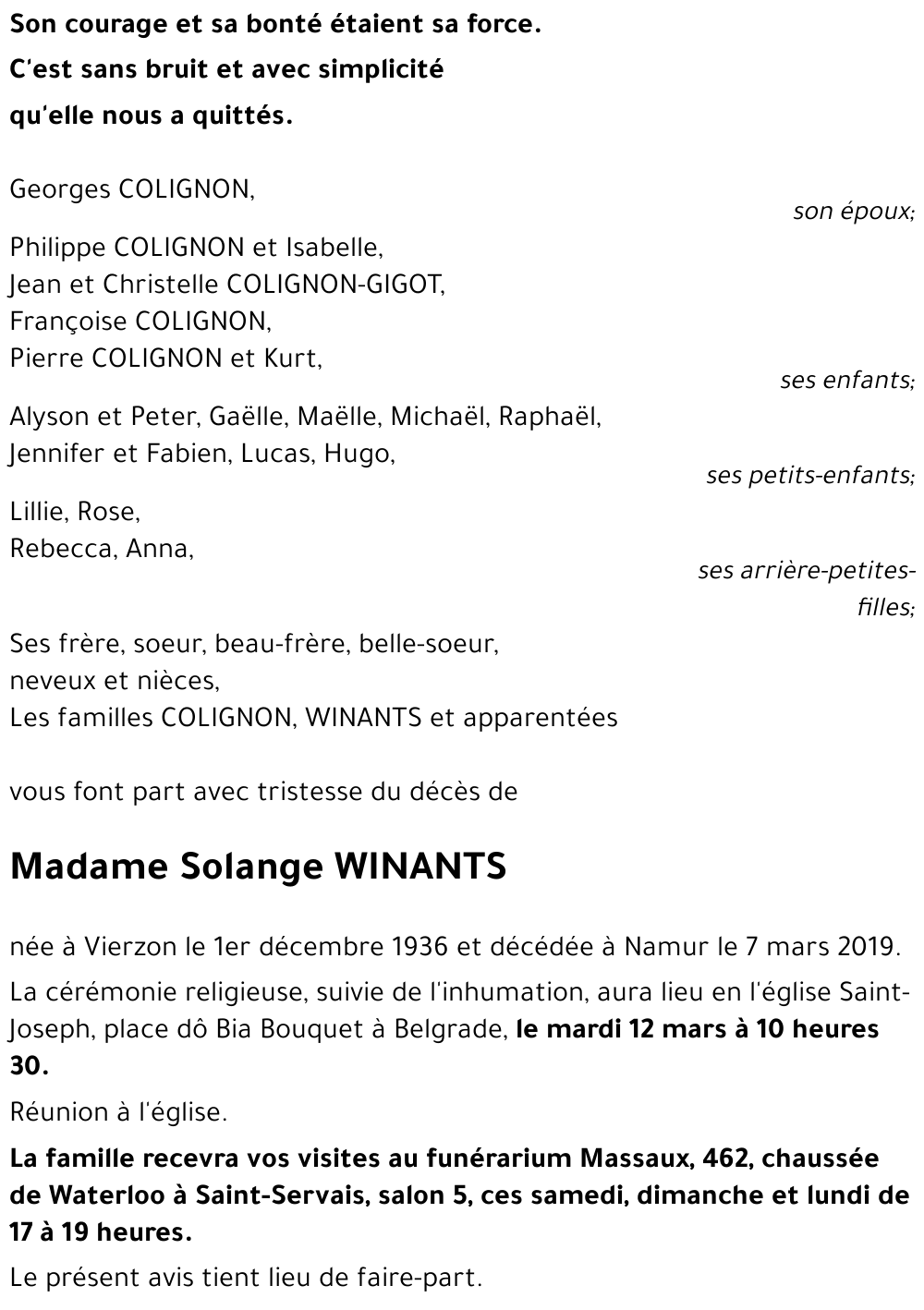 Solange WINANTS