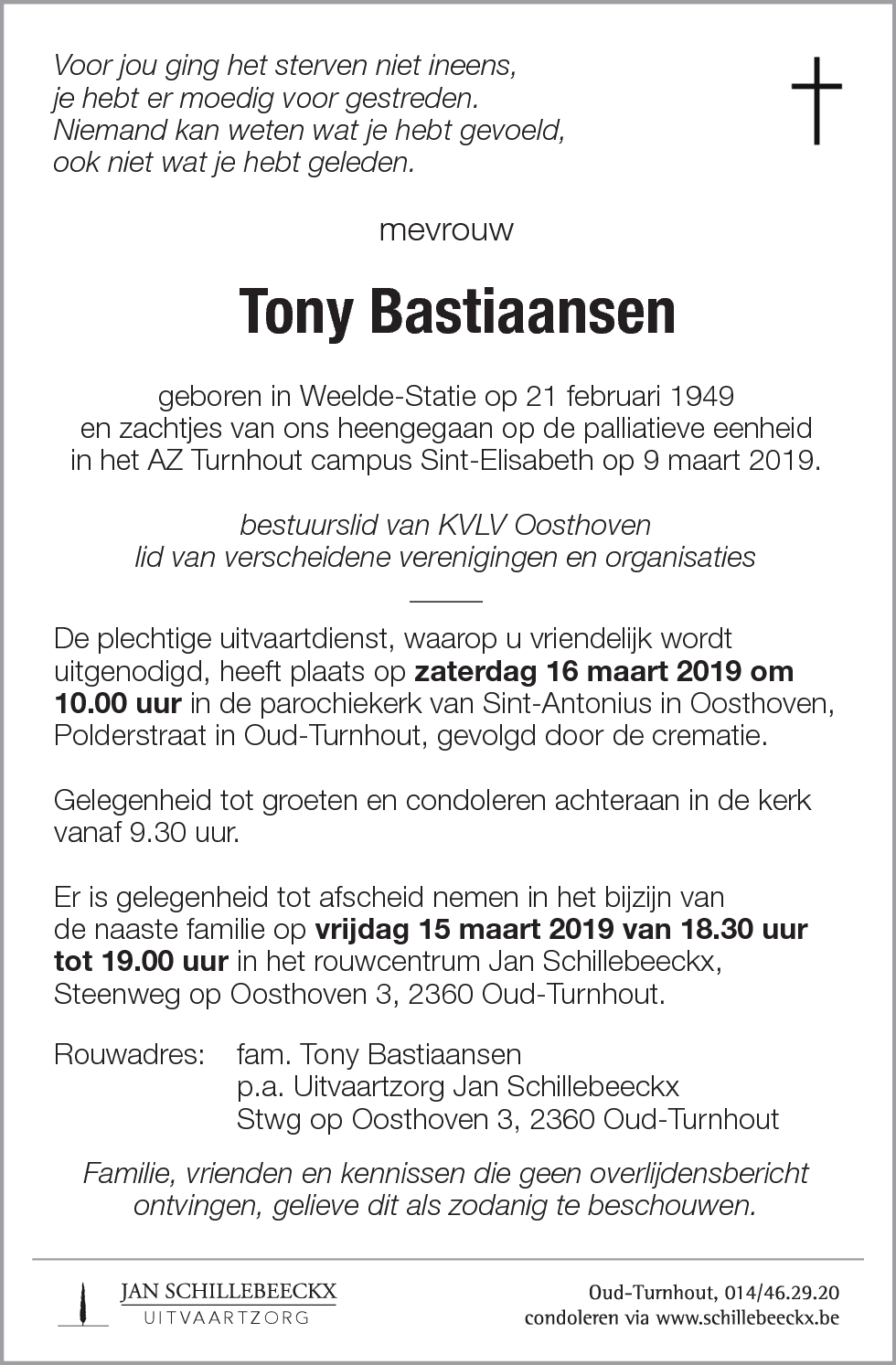 Tony Bastiaansen