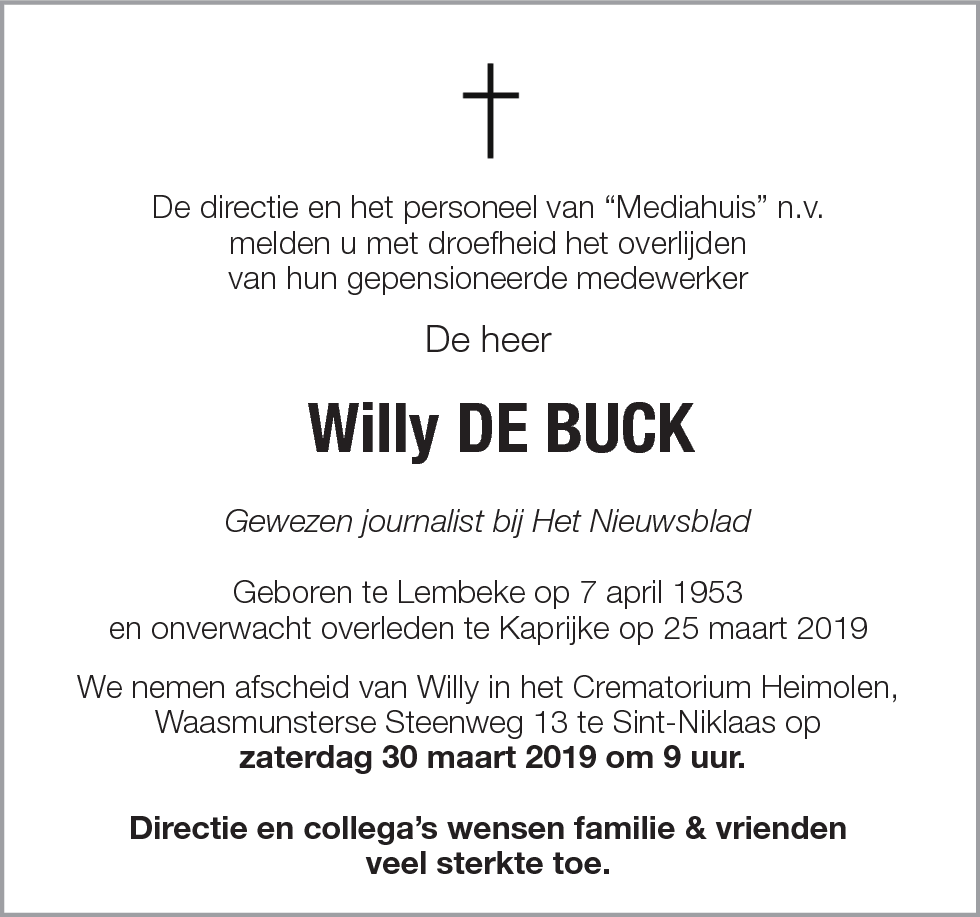 Willy De Buck
