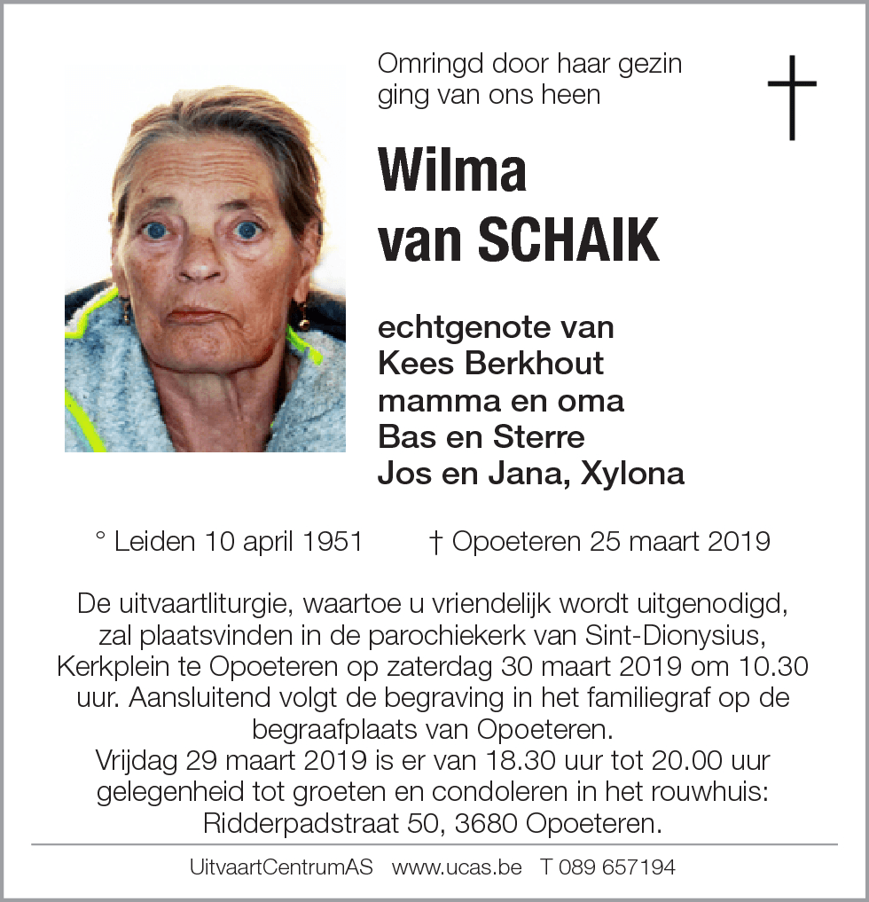 Wilma van Schaik
