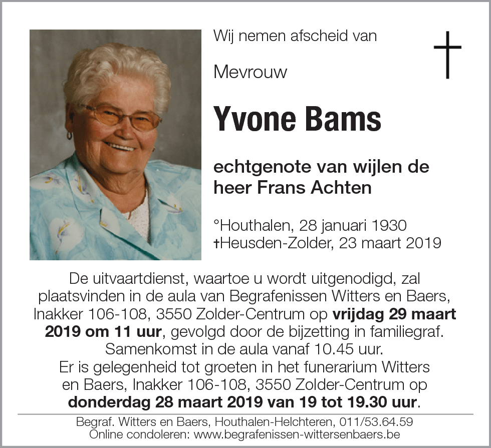 Yvonne Bams