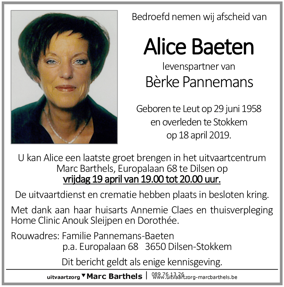 Alice Baeten