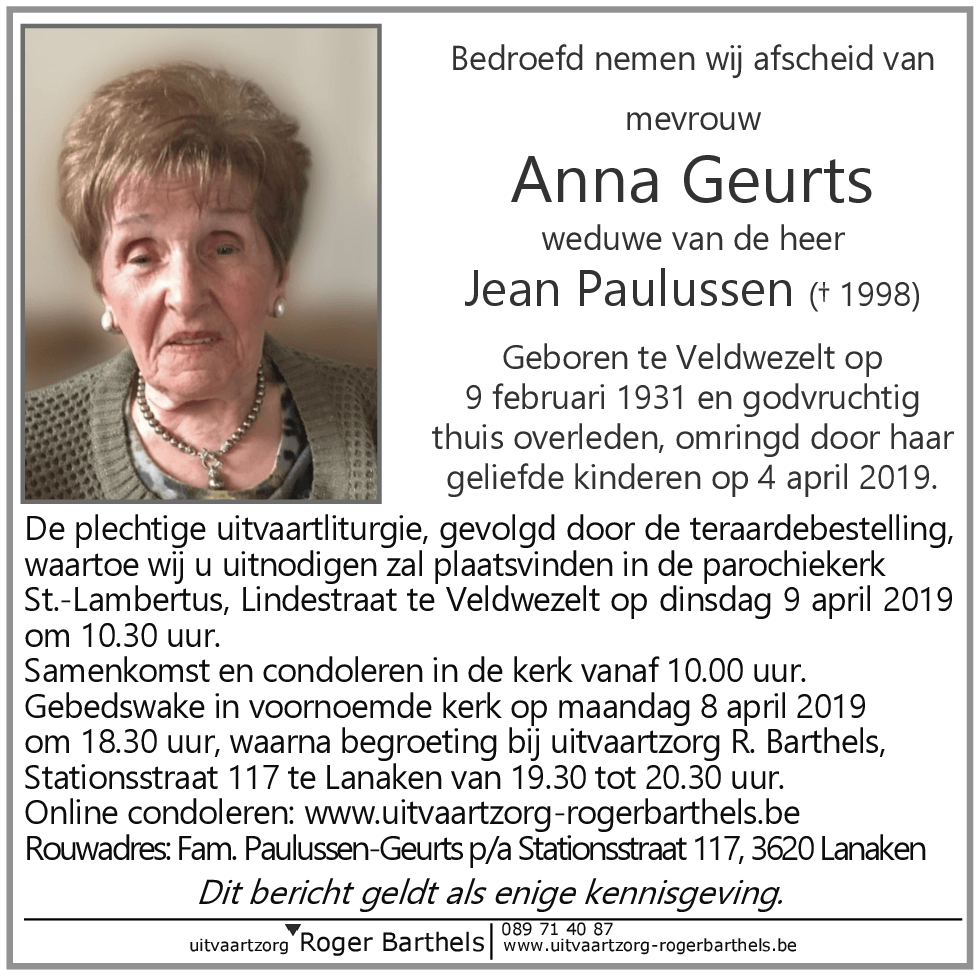Anna Geurts
