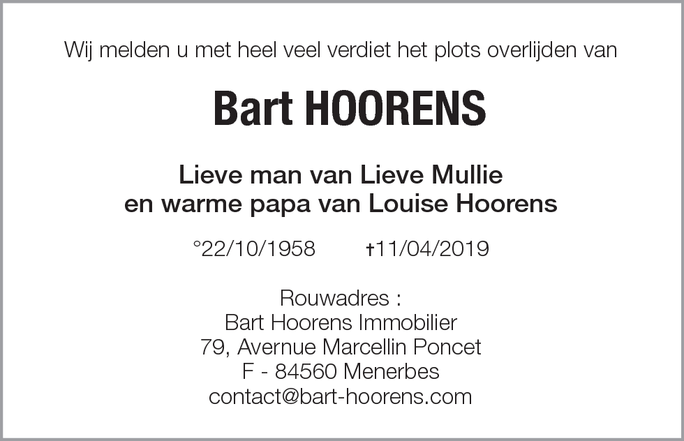 Bart Hoorens