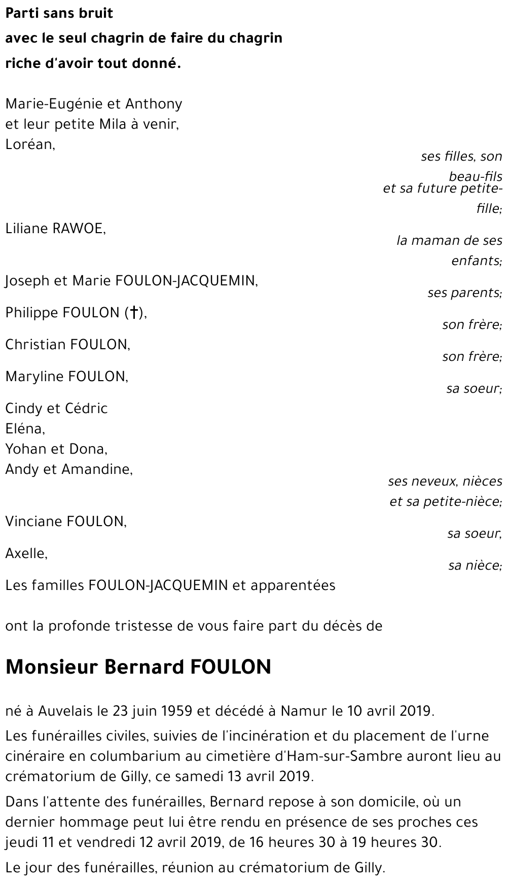 Bernard FOULON