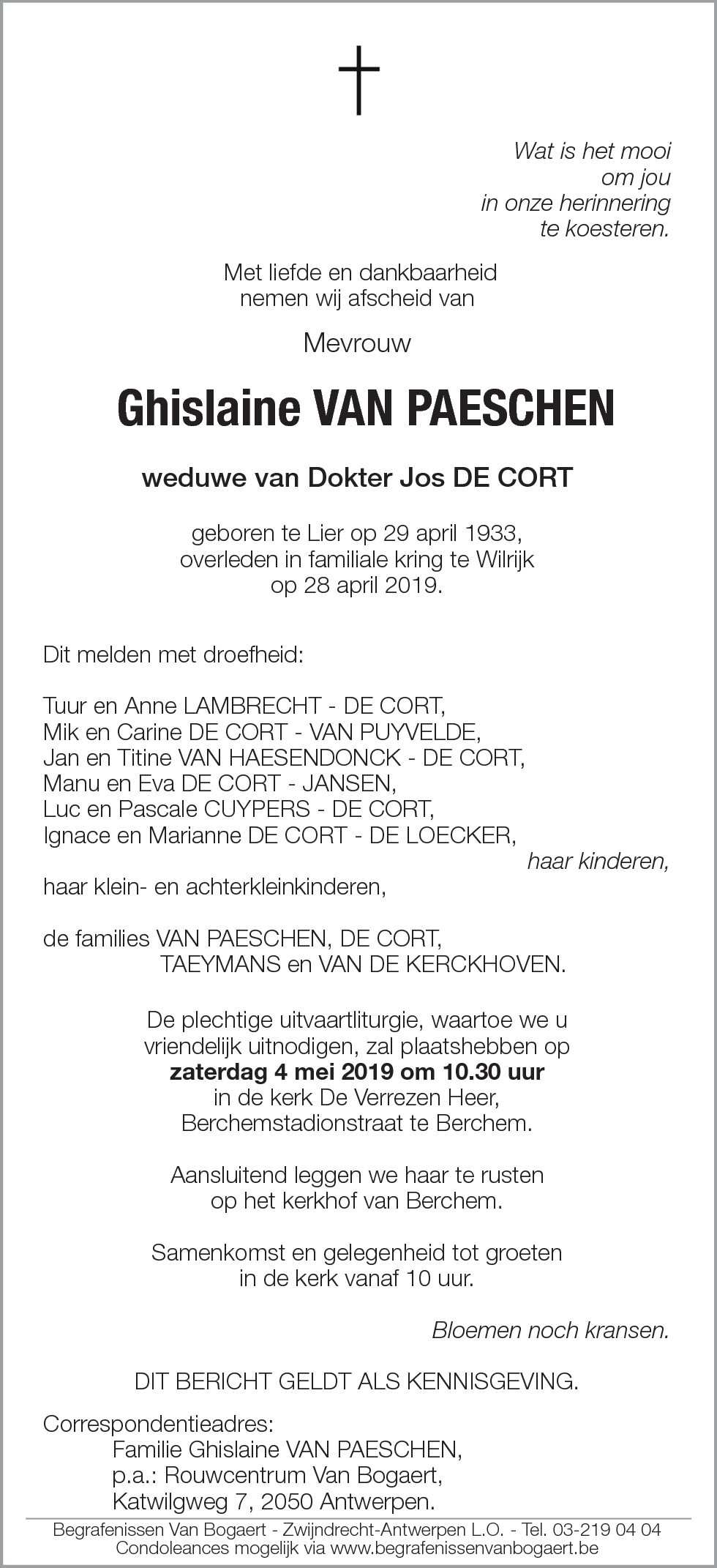 Chislaine Van Paeschen