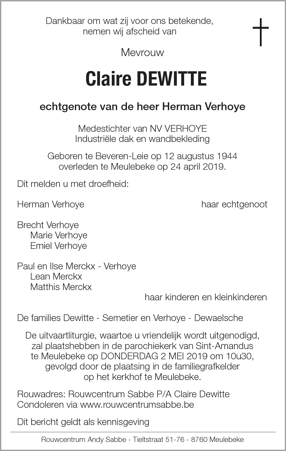 Claire Dewitte