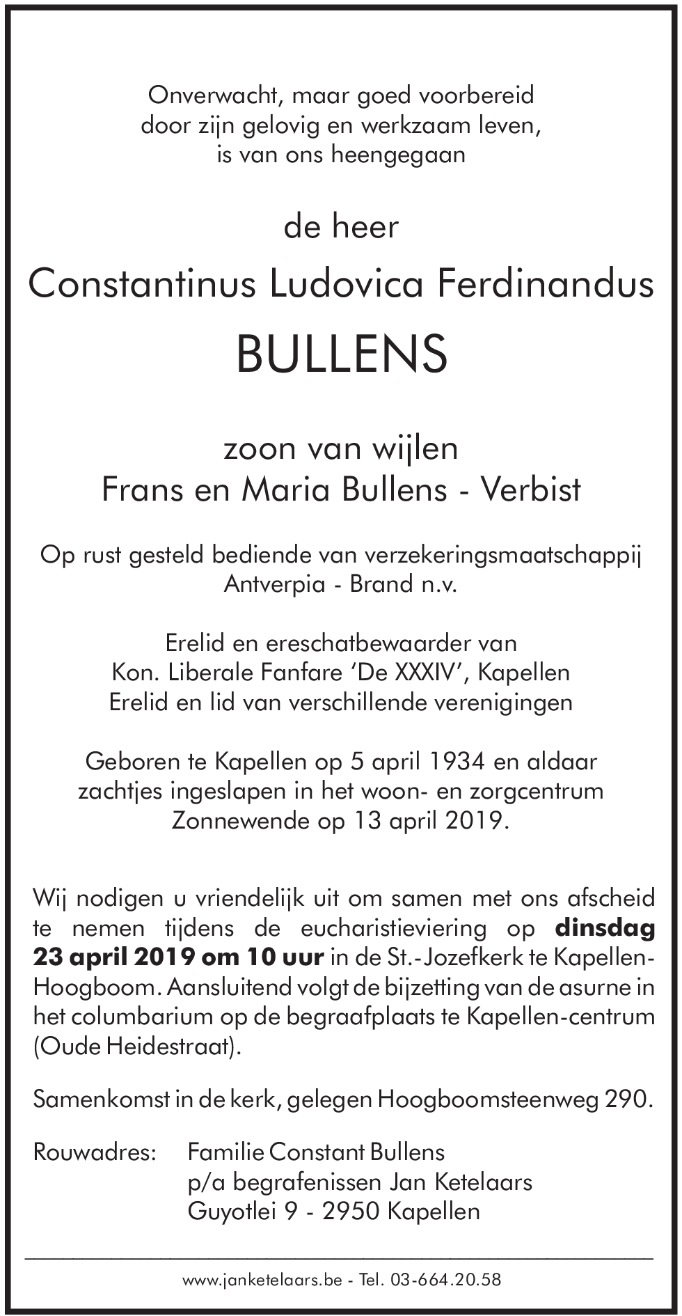 Constant Bullens