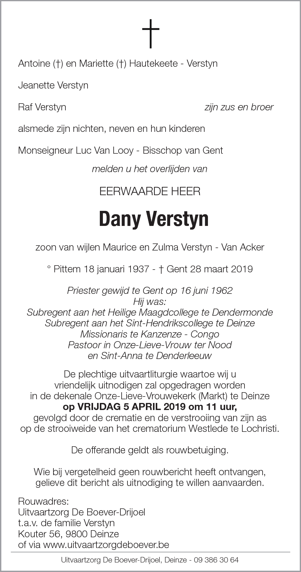 Dany Verstyn