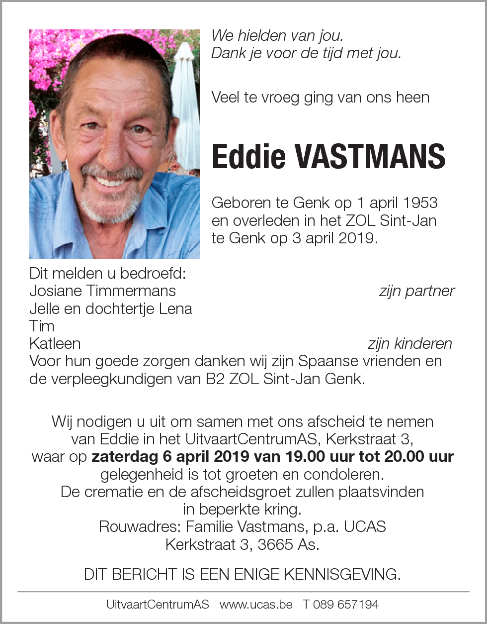 Eddie Vastmans