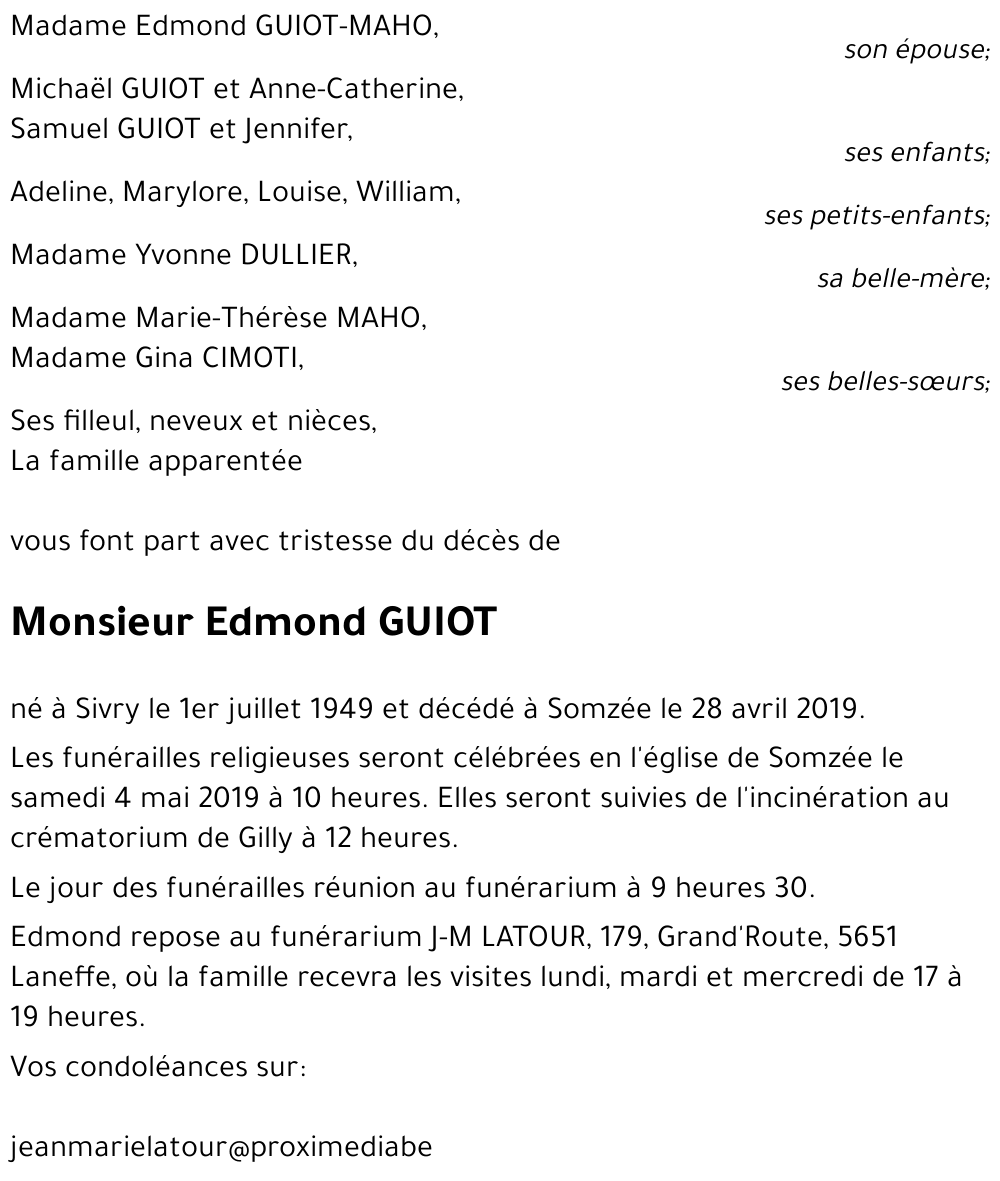 Edmond GUIOT