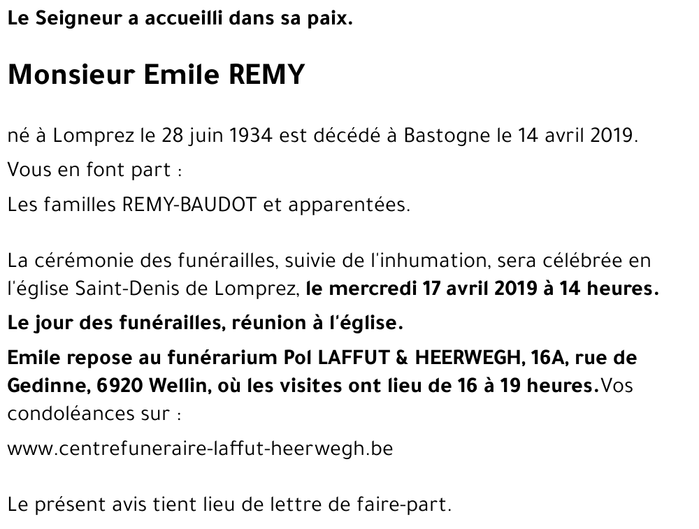 Emile REMY