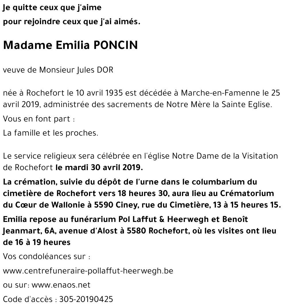 Emilia PONCIN