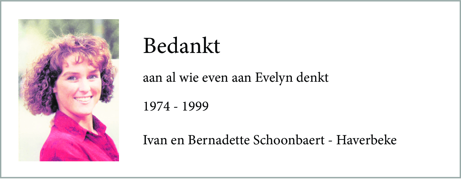 Evelyne Schoonbaert