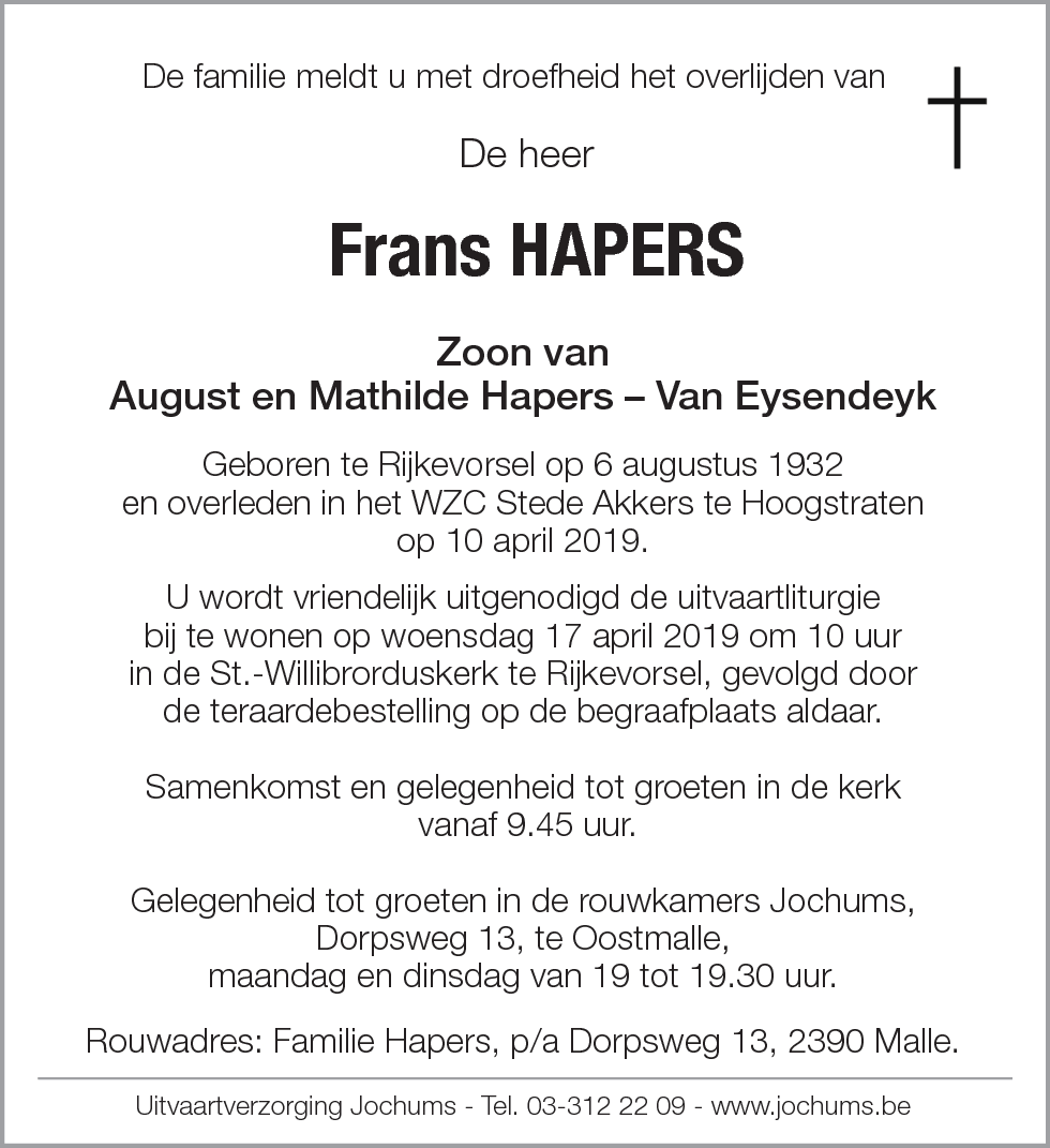 Frans Hapers