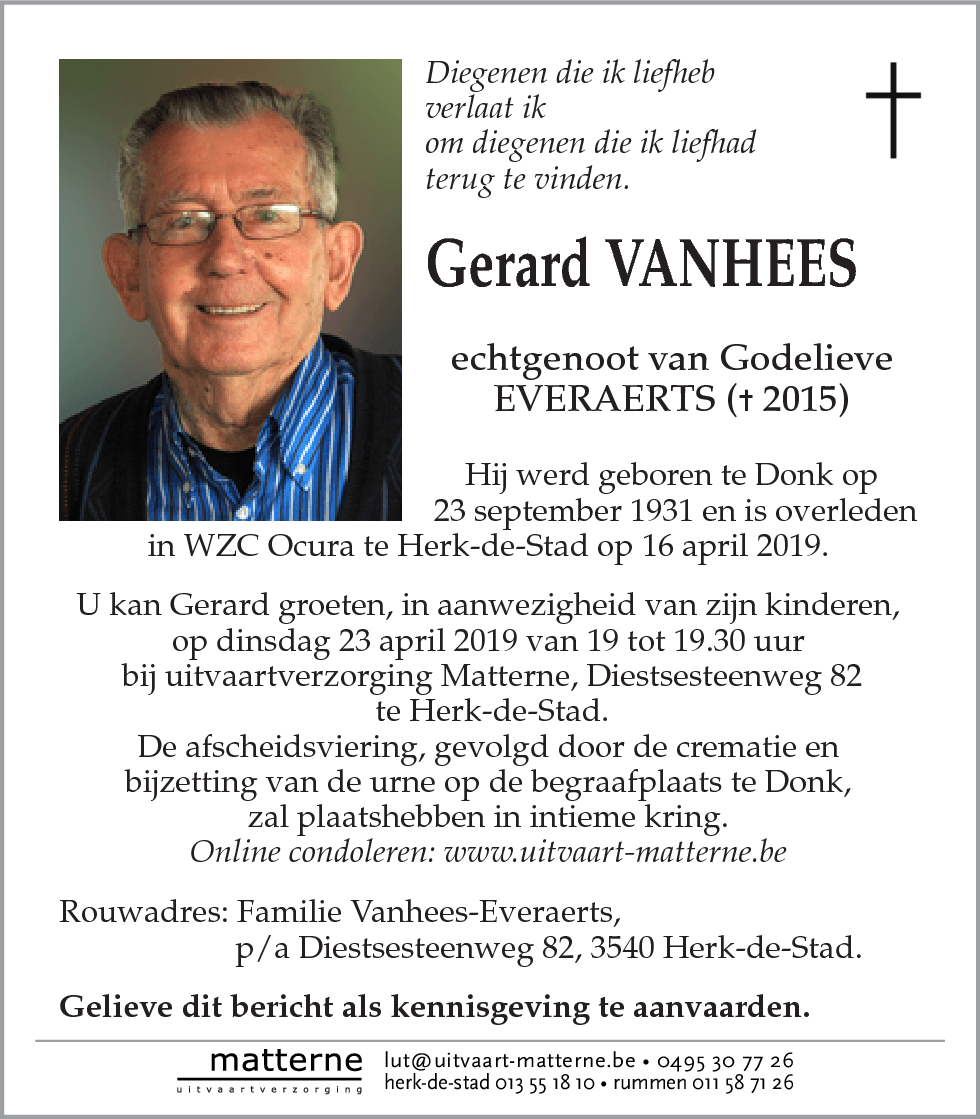 Gerard Vanhees