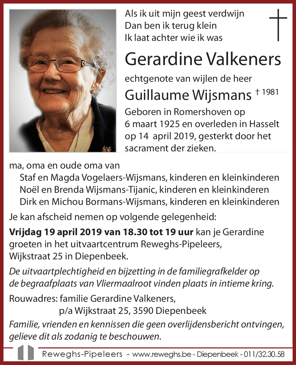Gerardine Valkeners