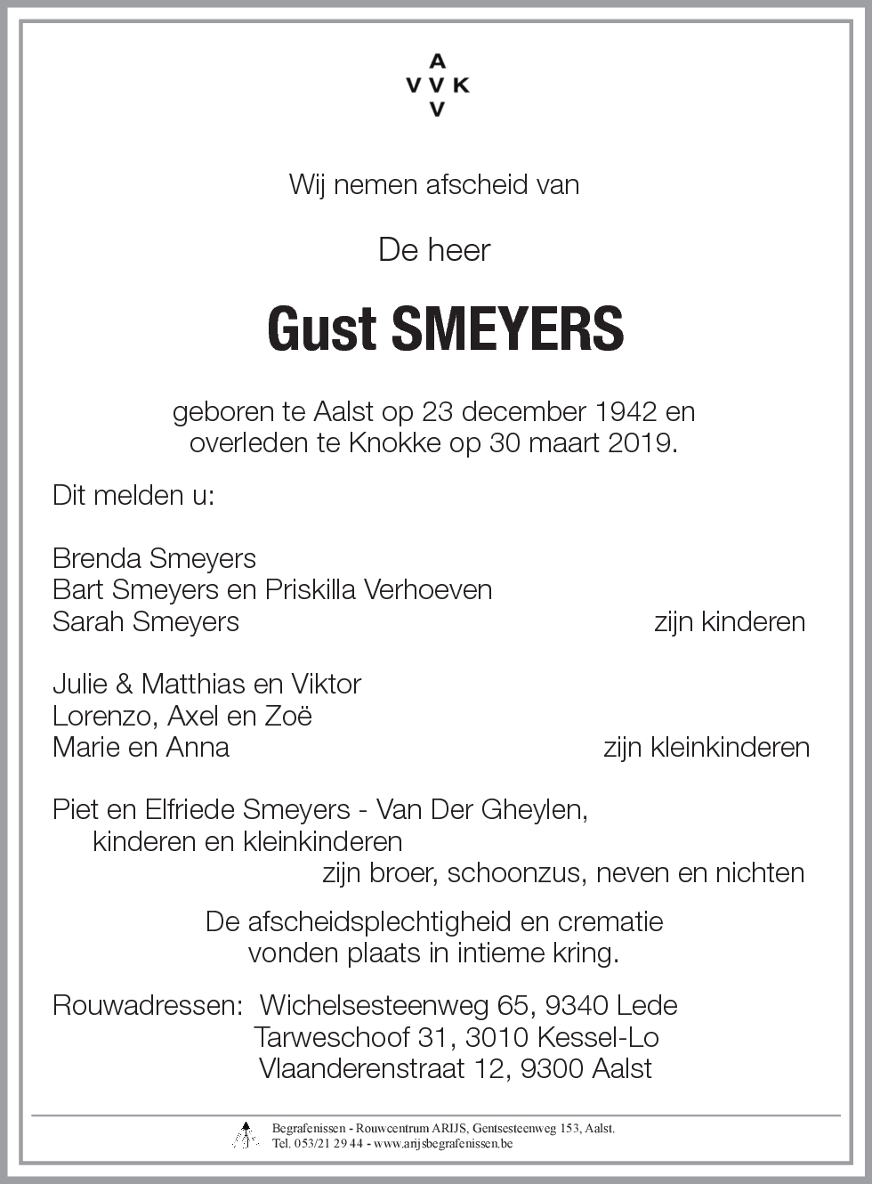 Gust SMEYERS