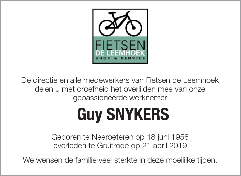 Guy Snykers