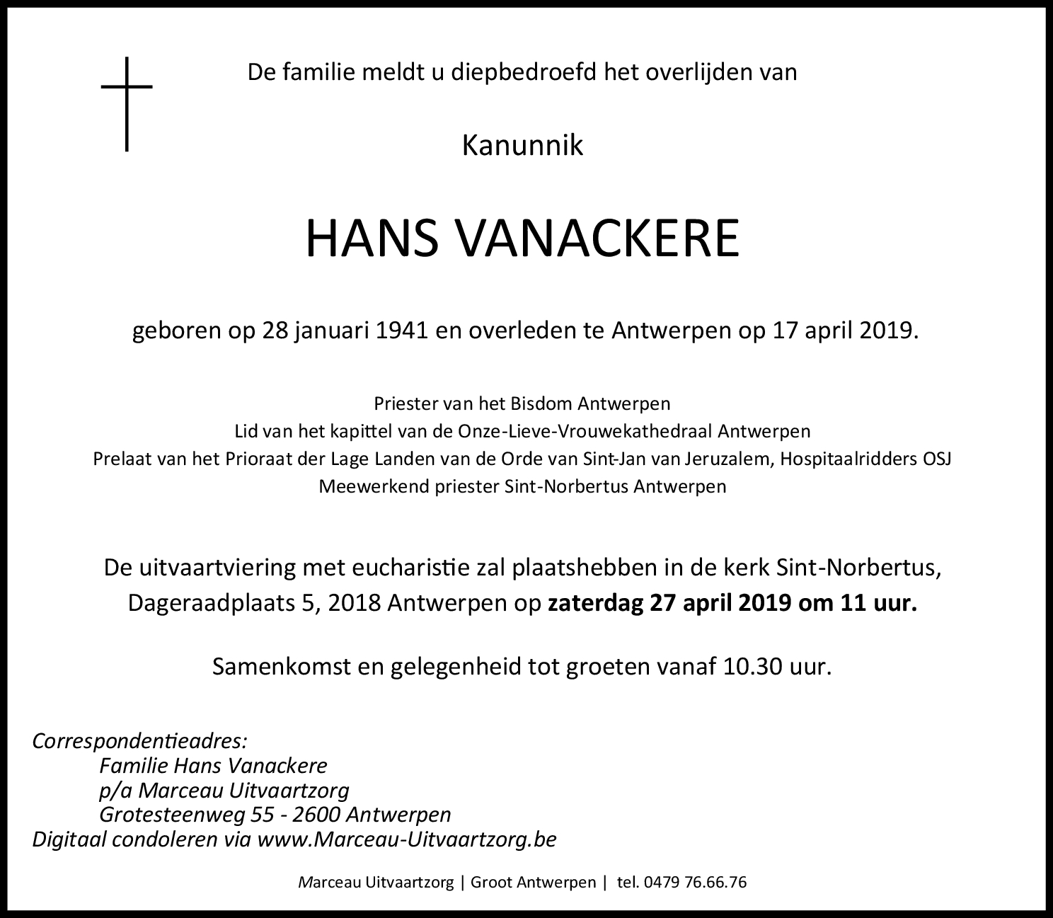 Hans Vanackere