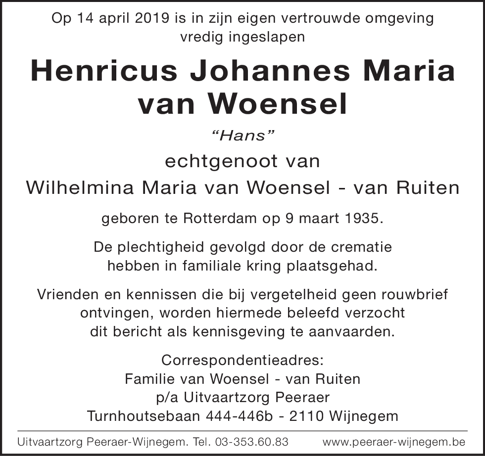 Henricus van Woensel