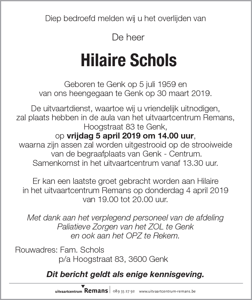 Hilaire Schols