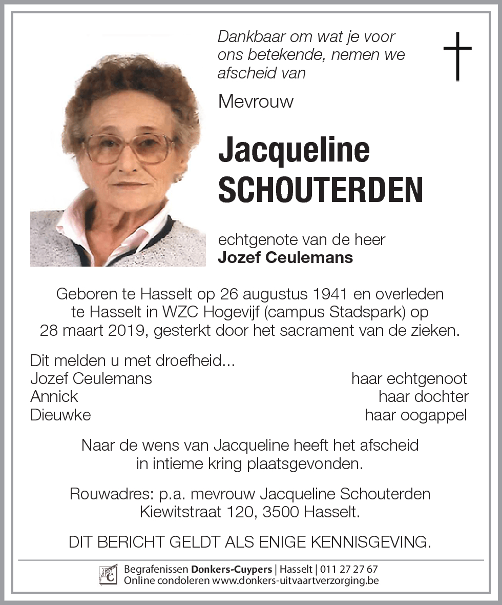Jacqueline Schouterden