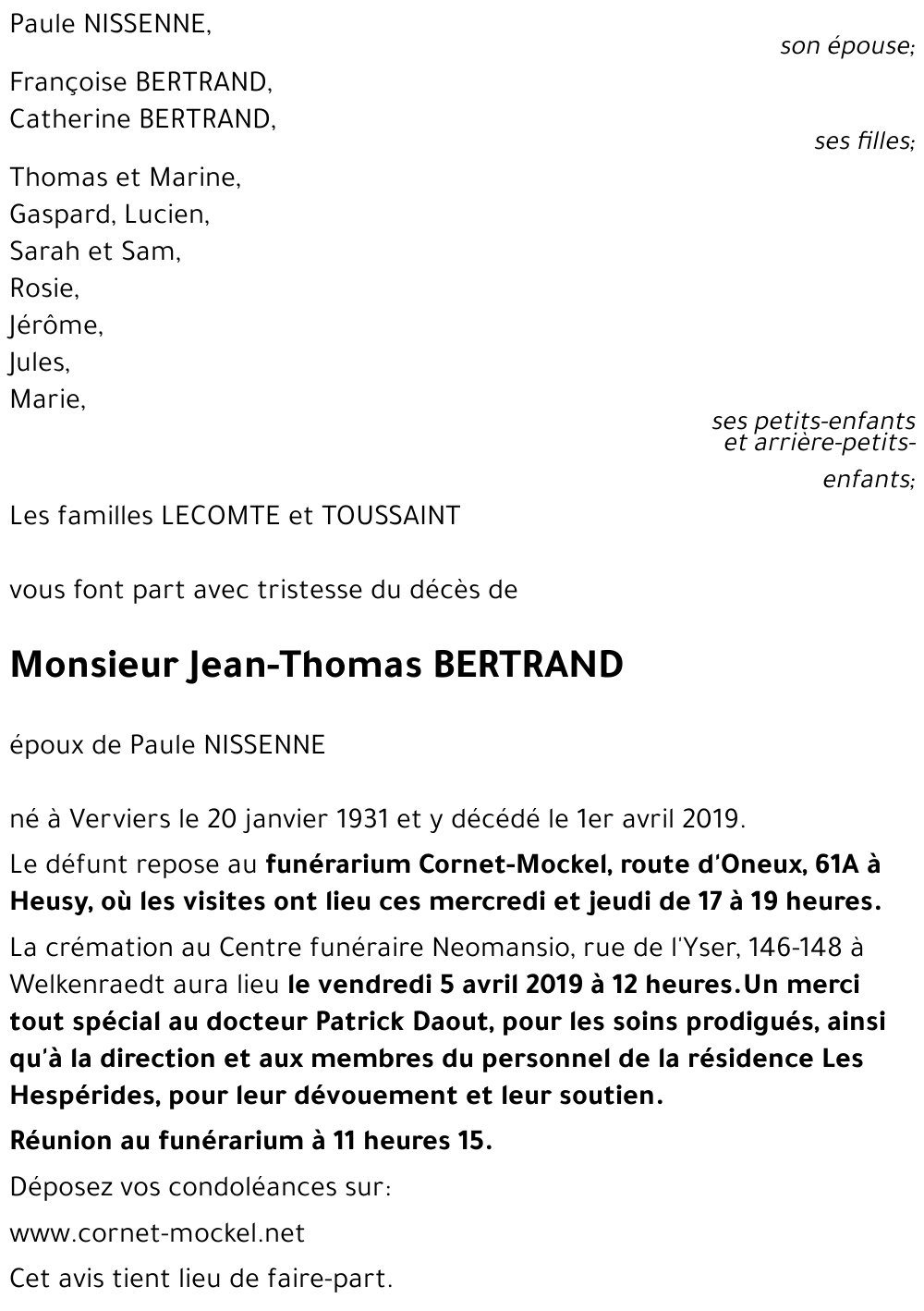 Jean-Thomas BERTRAND