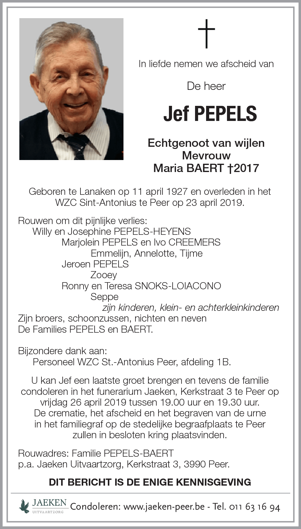 Jef PEPELS