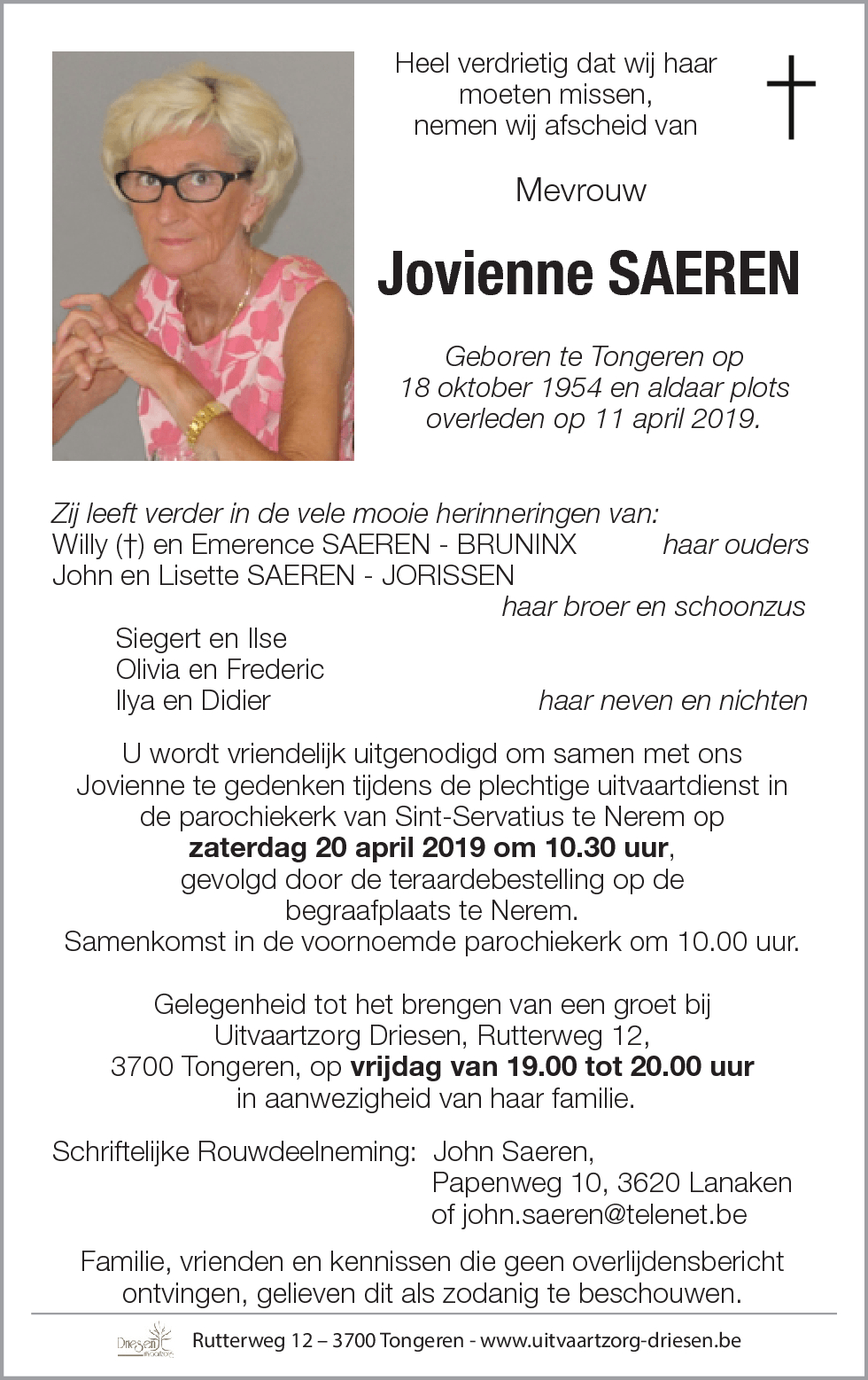 Jovienne Saeren