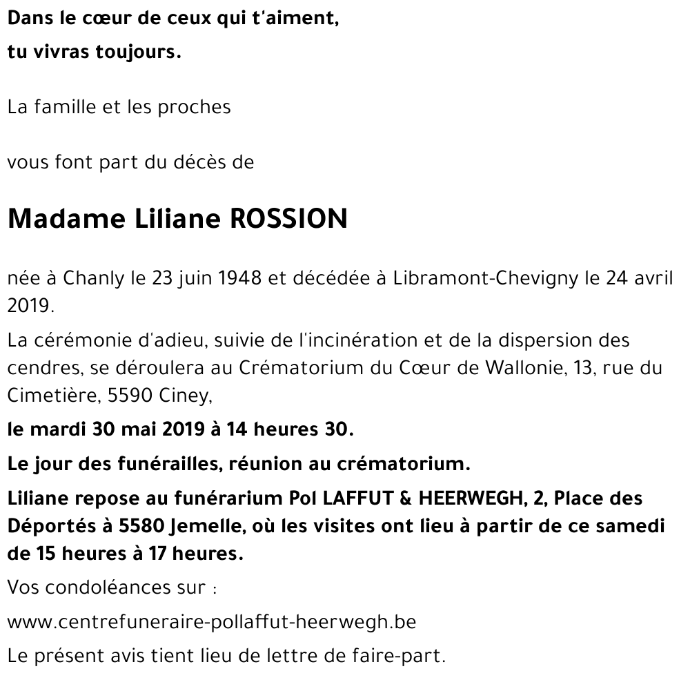 Liliane ROSSION