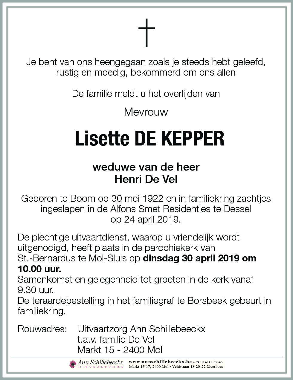 Lisette De Kepper