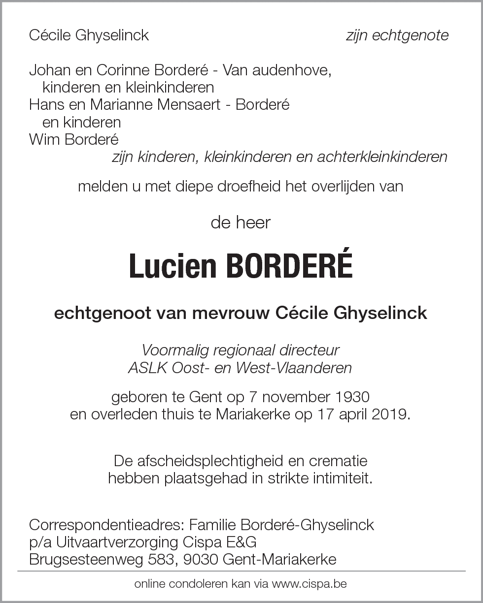 Lucien Borderé