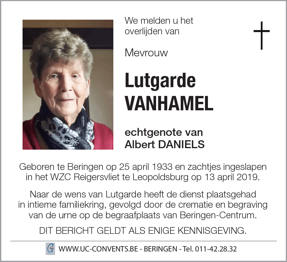 Lutgarde Vanhamel