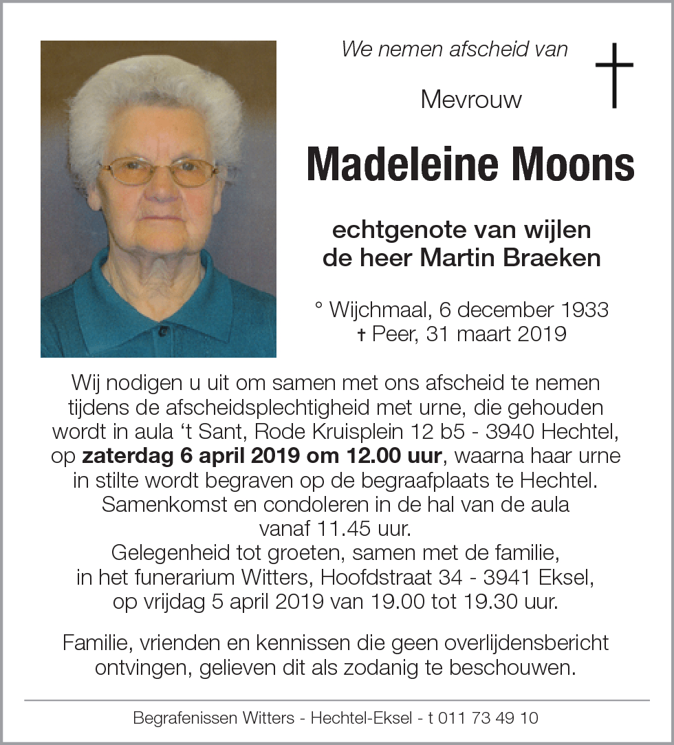 Madeleine Moons