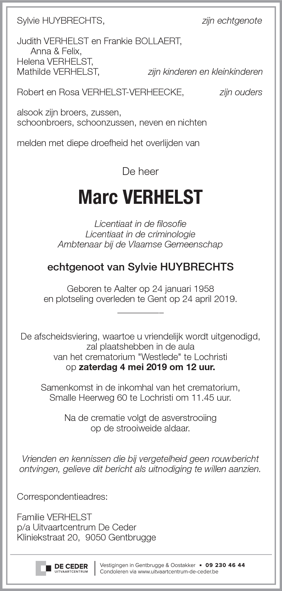 Marc VERHELST