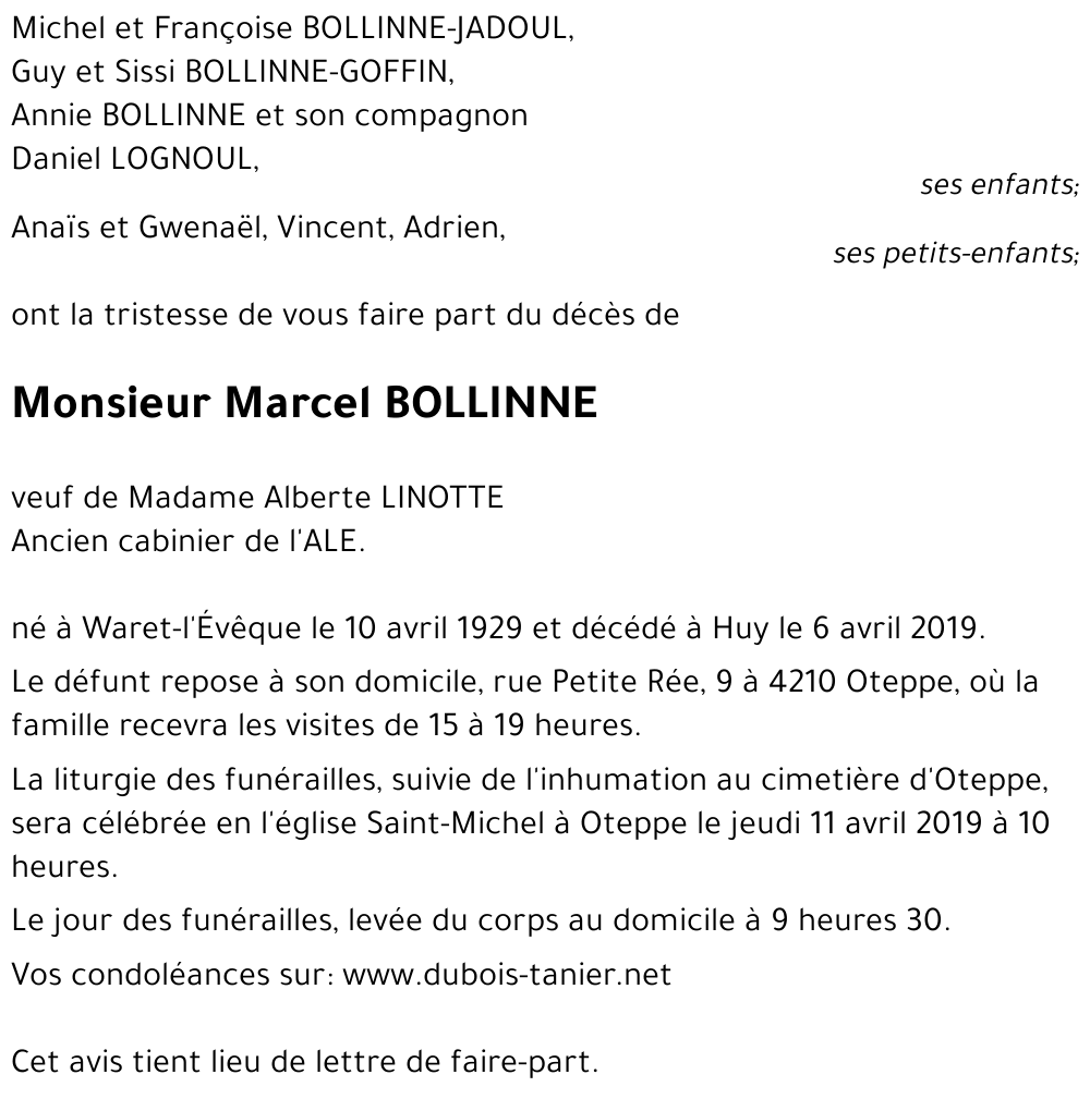 Marcel BOLLINNE