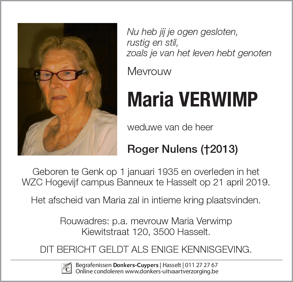 Maria Verwimp