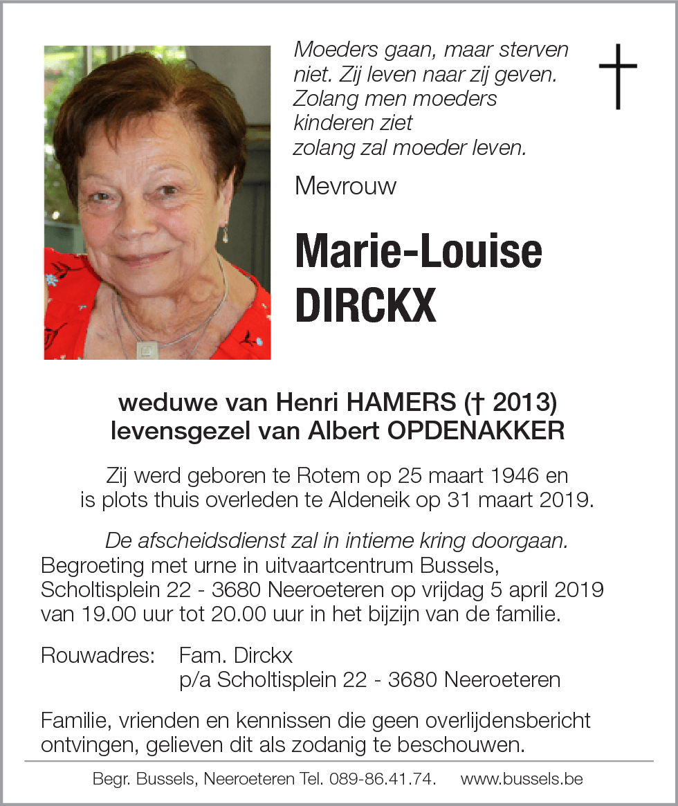 Marie-Louise DIRCKX