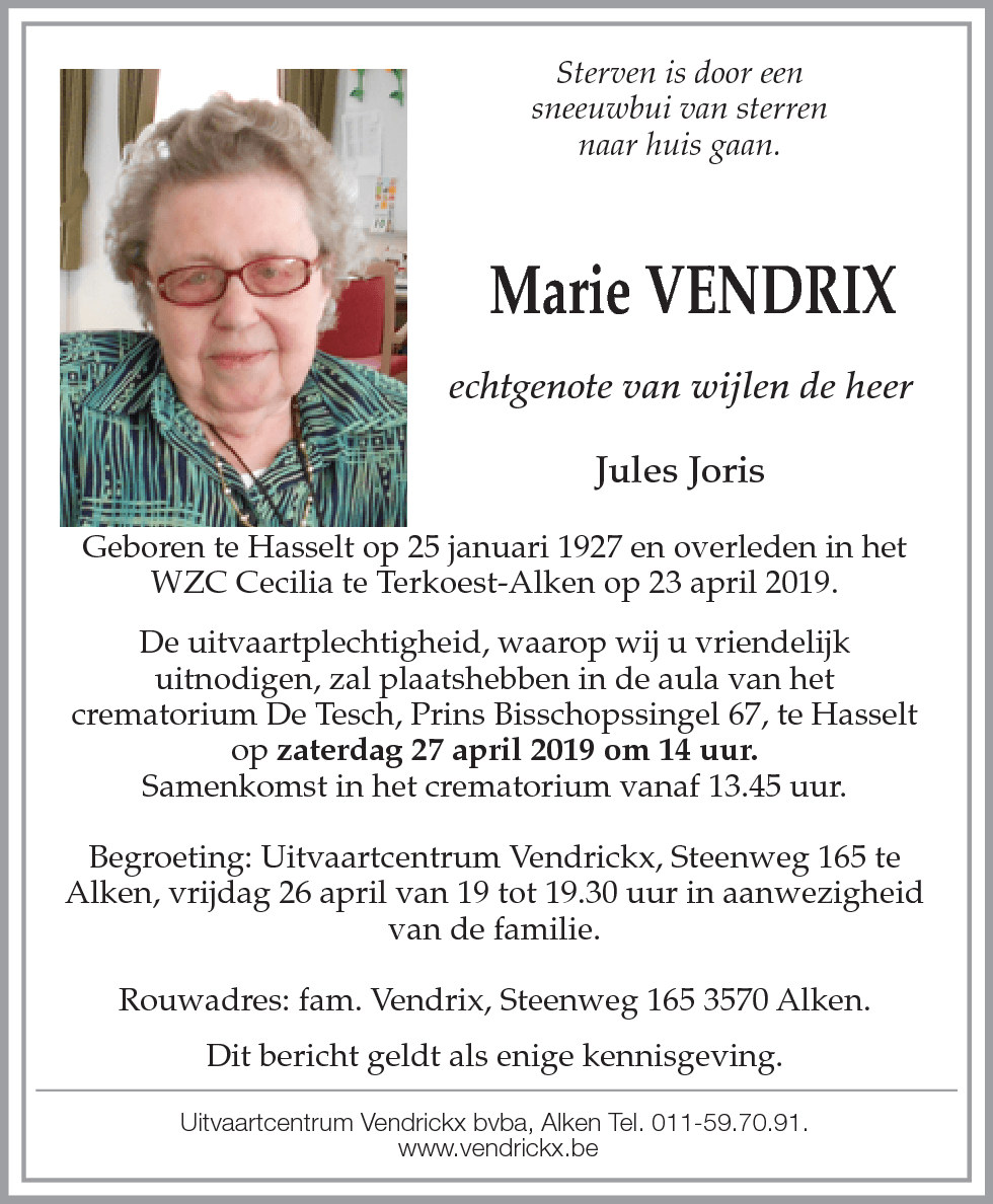 Marie Vendrix