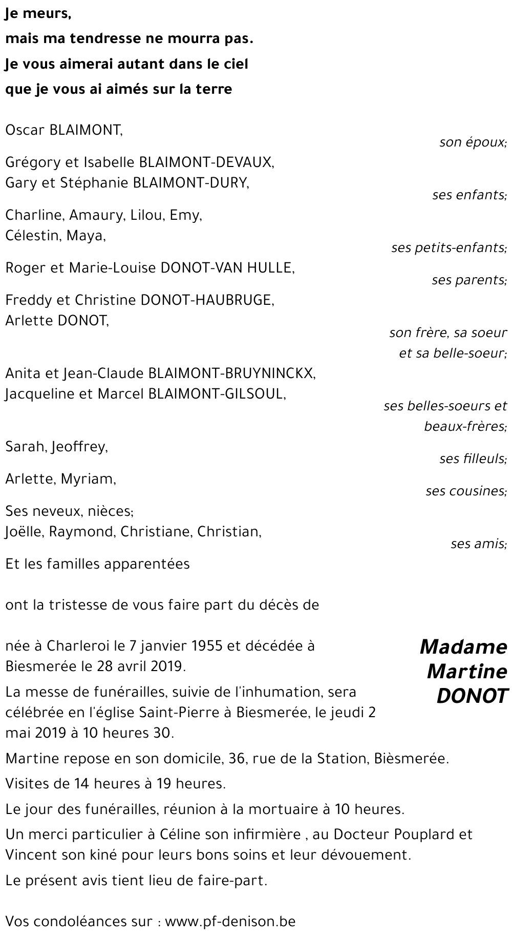 Martine DONOT