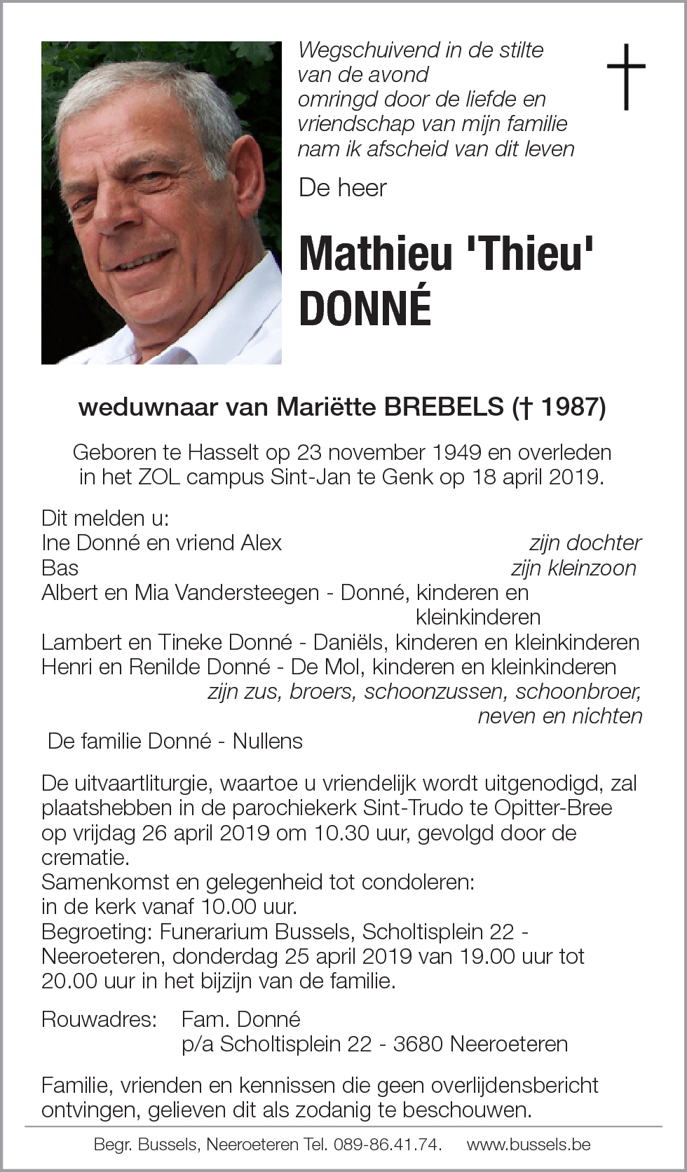 Mathieu 'Thieu' DONNÉ