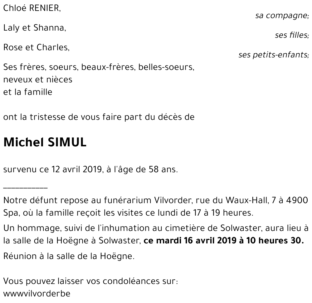 Michel SIMUL