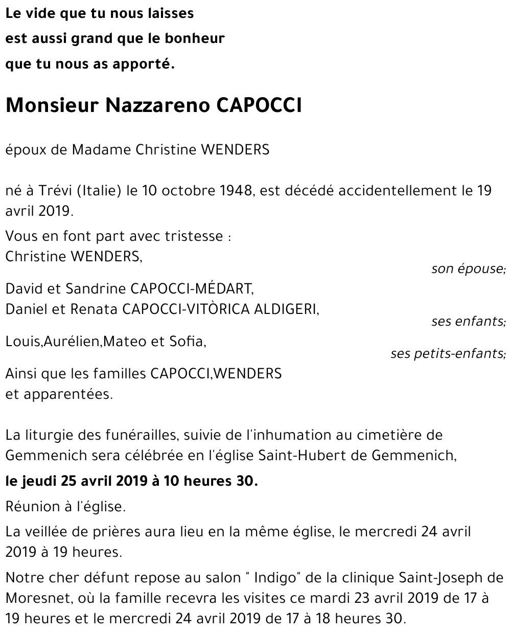 Nazzareno CAPOCCI
